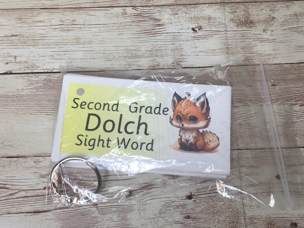 DIY PRINTED / UNCUT  Literacy Learning Resource Dolch Second Grade Sight Word
