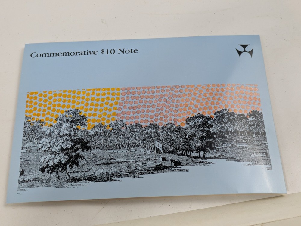 1988 Australian Commemorative $10 Note - Montage E Dayes'