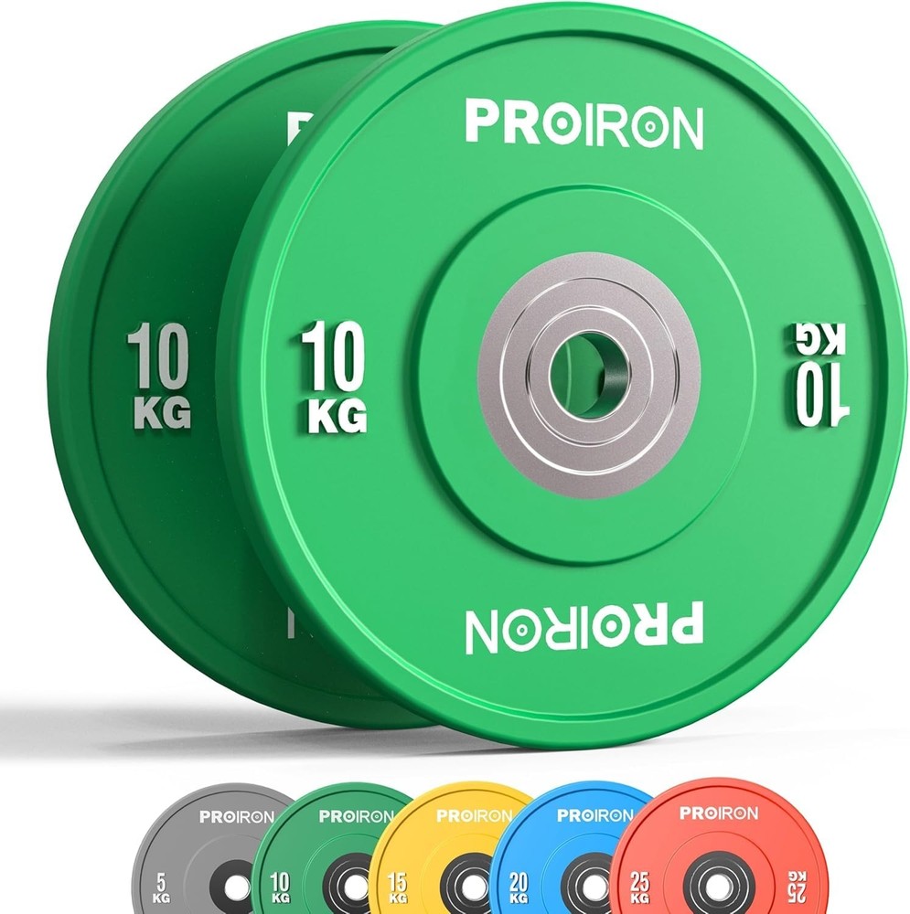 Olympic Rubber Bumper Plates,Floor Protective Weight Plates,2" Solid Weight P...