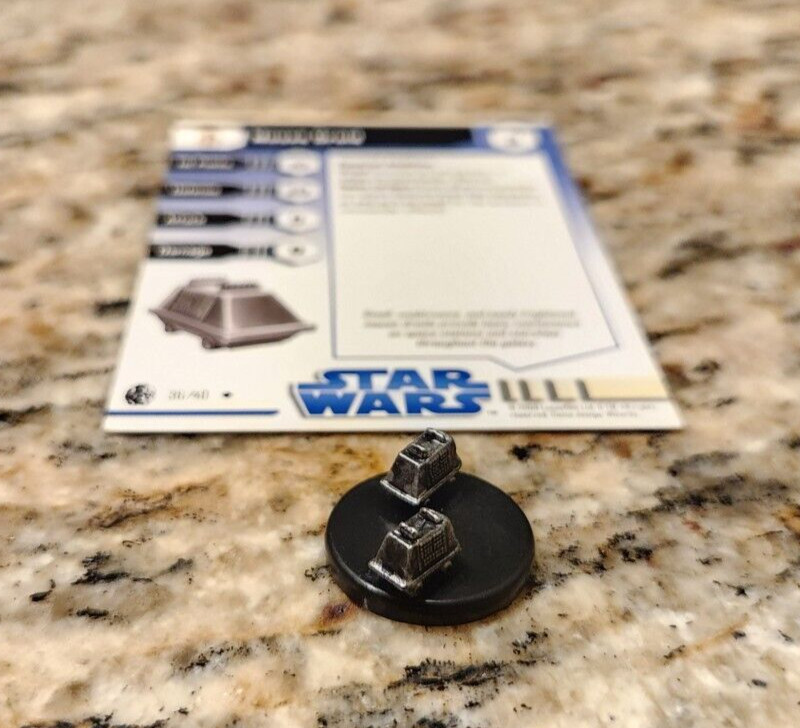 WOTC Star Wars Miniatures - Mouse Droid #36 w/ Card