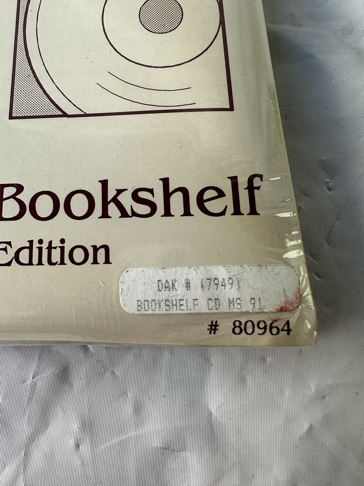 RareNew Sealed DAK User's Guide Microsoft Bookshelf 1991 edition Reference Guide