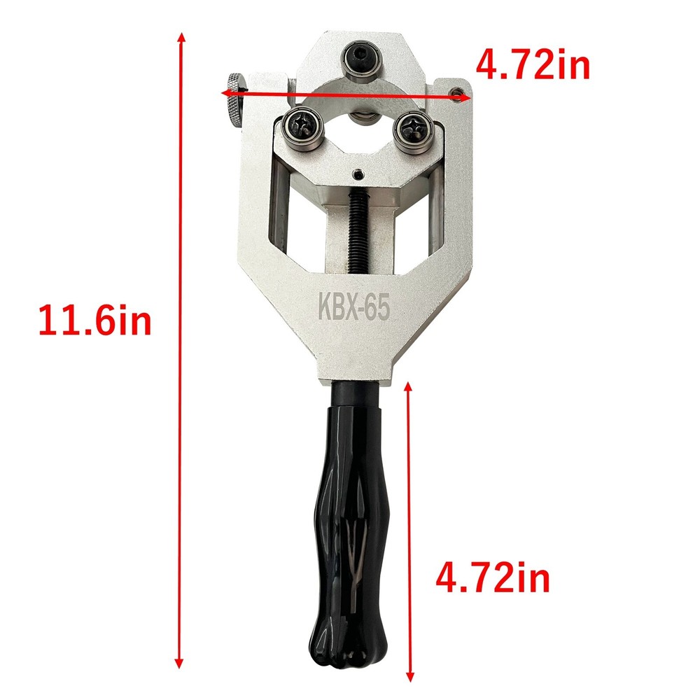 Multifunctional Manual Wire Stripper Cable Stripper 35-65mm with Two Blades