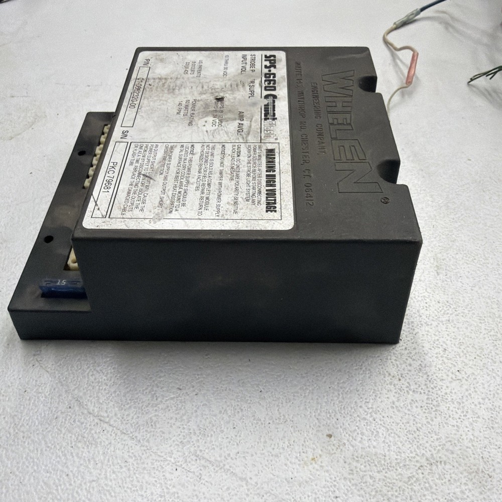 Whelen SPS660A Strobe Pack CometFlash Module High Voltage