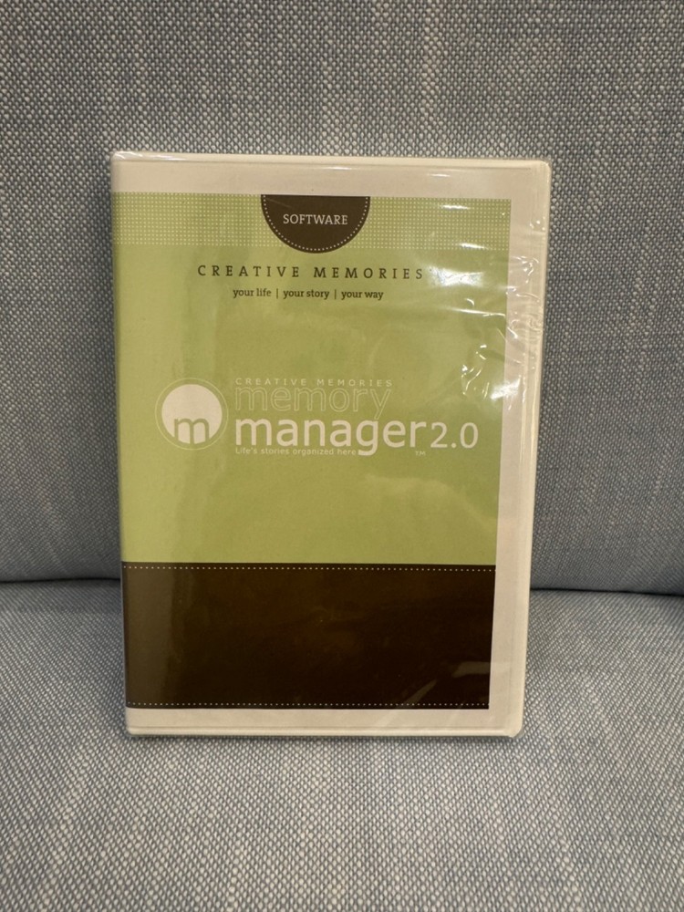 Creative Memories Memory Manager 2.0 Software Disc NEW Sealed