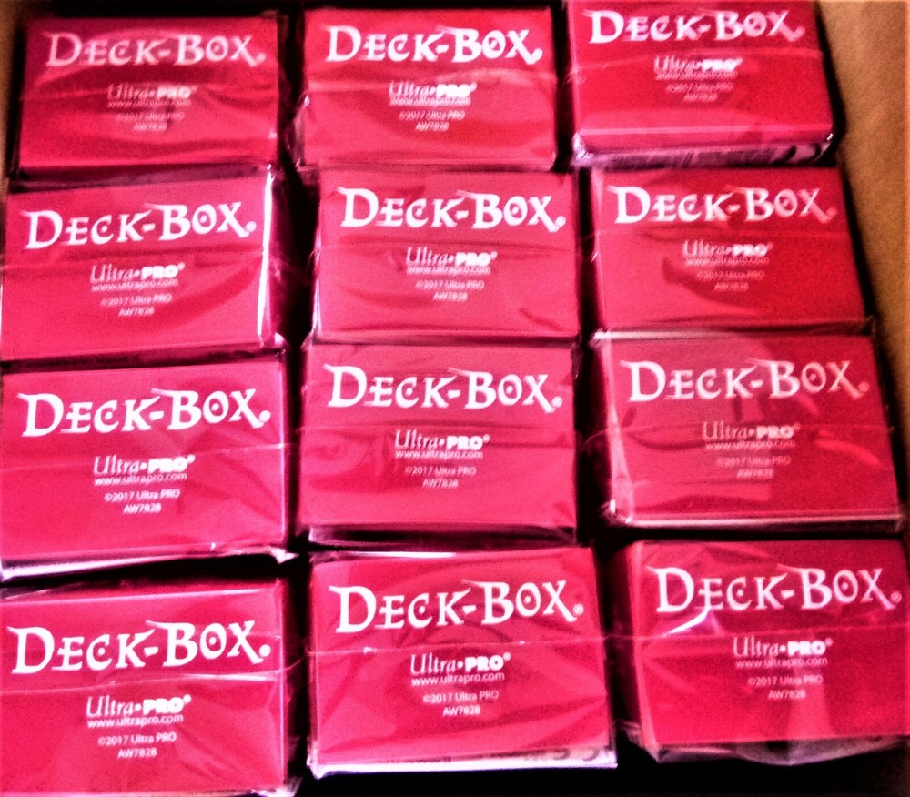 Lot of 12 Ultra Pro Deck Red Boxes Magic
