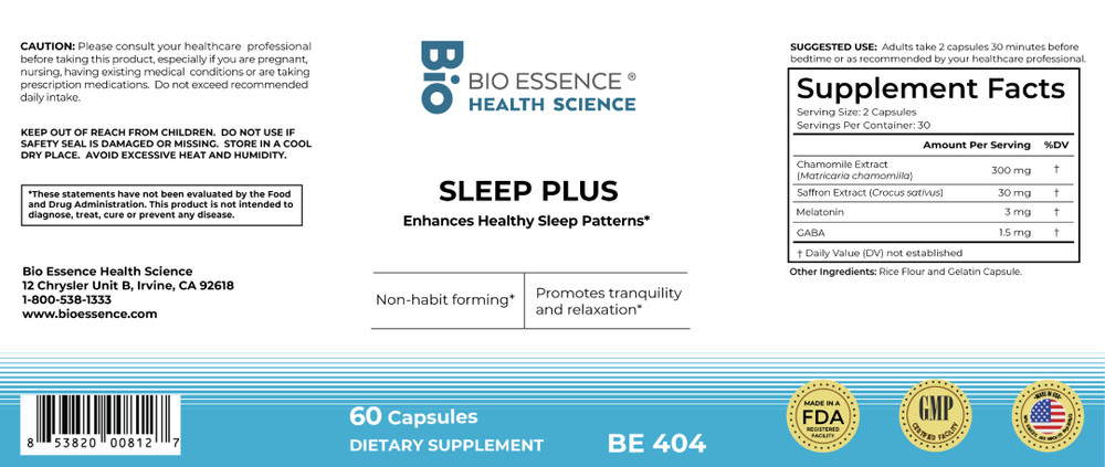 BE 404 Sleep Support Plus