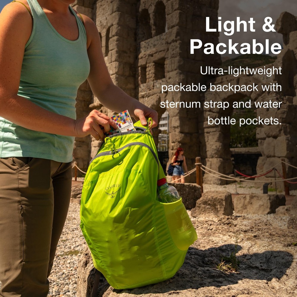 Osprey Ultralight Collapsible Stuff Pack - Lightweight, Packable O/S, Black