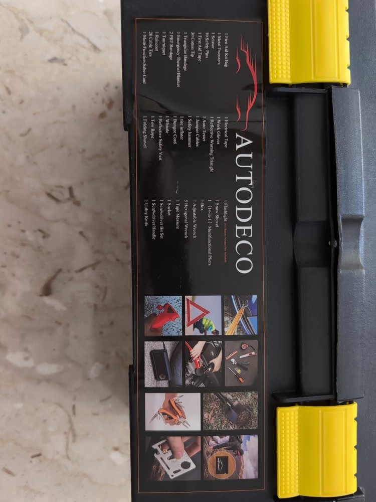 Autodeco 95pc Roadside Emergency Kit