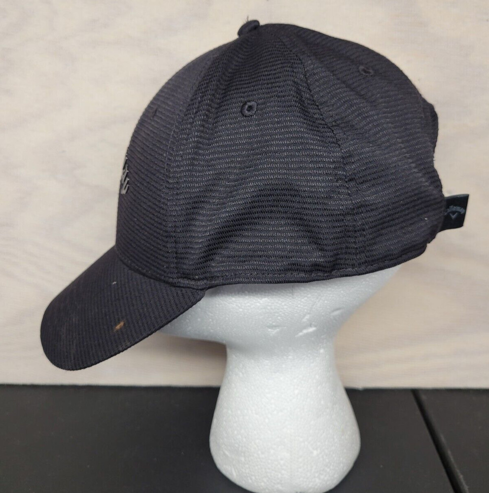 Callaway XSPANN Baseball Hat Cap Hook & Loop Golf Core Black On Black