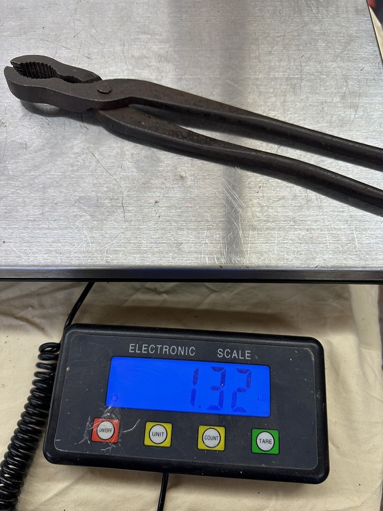 Unique Antique Iron Pipe Pliers ~ Squeeze Pipe Wrench