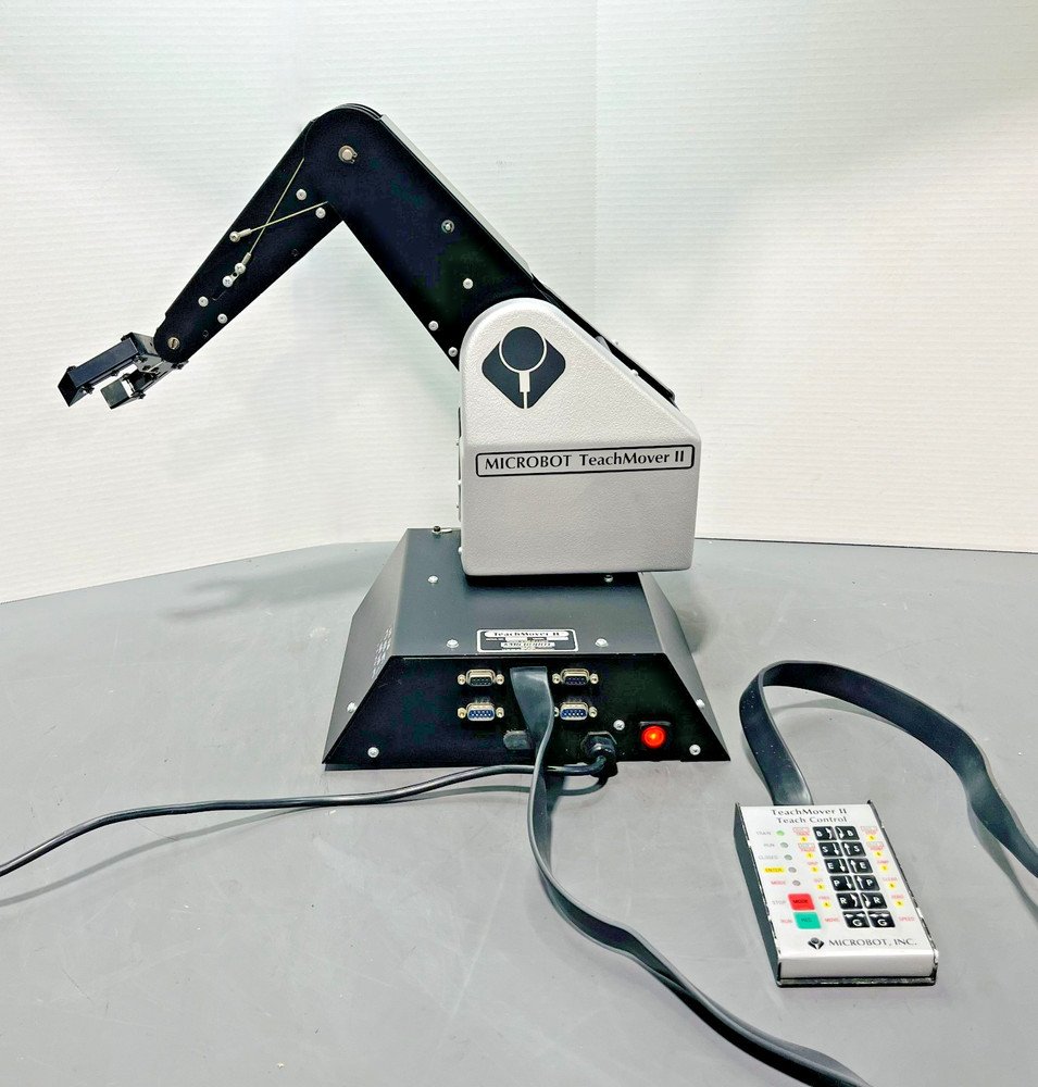 Microbot Teachmover 2 Programmable Robot Arm Teaching Device 12VDC Tested