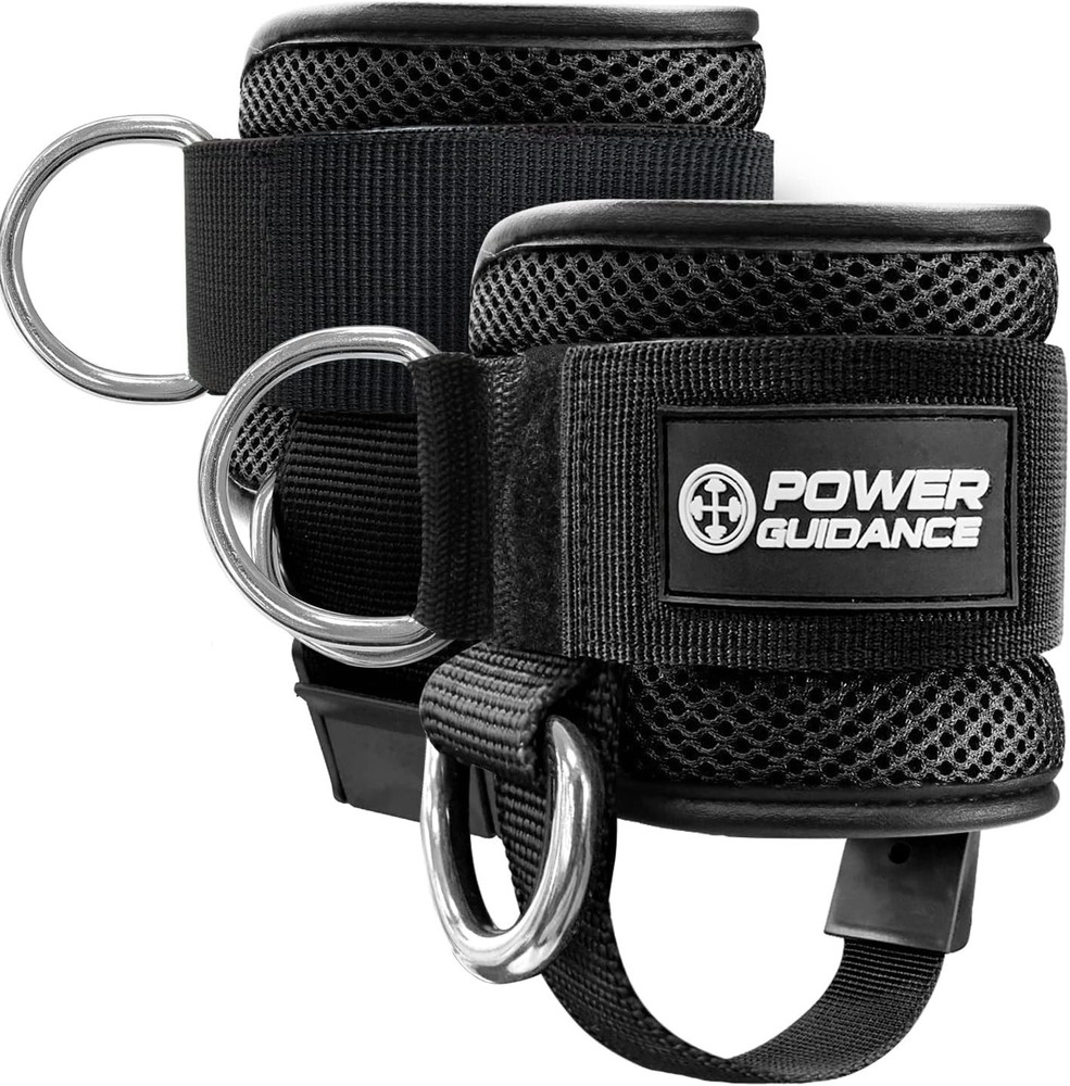 Ankle Strap Adjustable with D-rings for Cable Machine Glute Workouts Leg