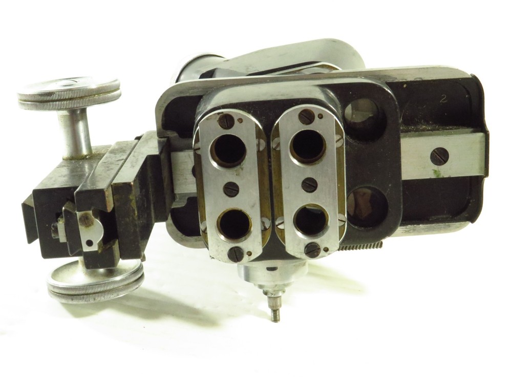 ERNST LEITZ WETZLAR GERMANY MICROSCOPE HEAD, AS IS (IMCOMPLETE)