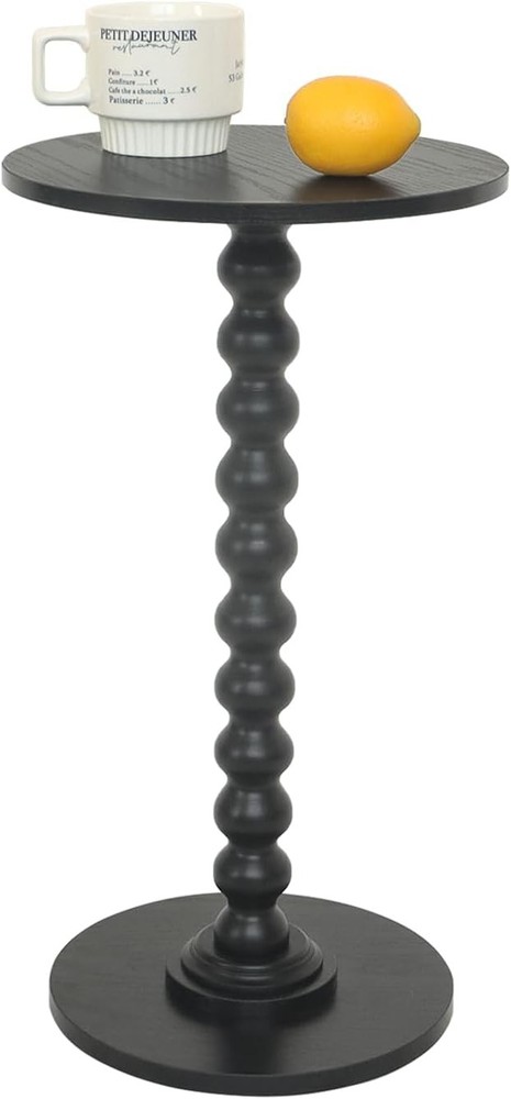 Round Side Table Small Drink Table Small Spaces Modern Accent End Table New