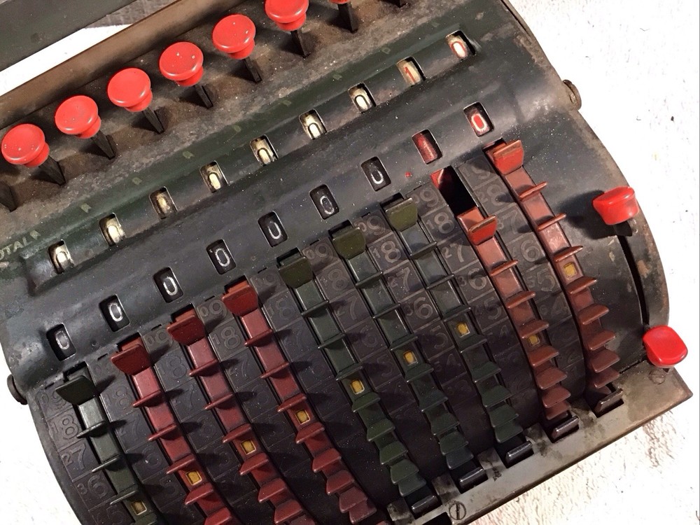 Antique Todd Company Visible Adding Machine