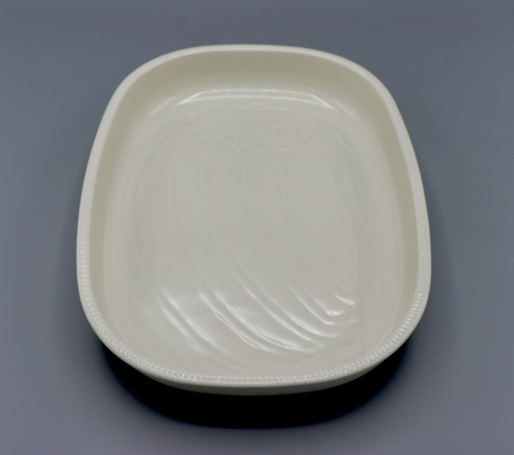 Franciscan Sea Sculptures White Conch Shell 12" Baker Casserole Dish MINT