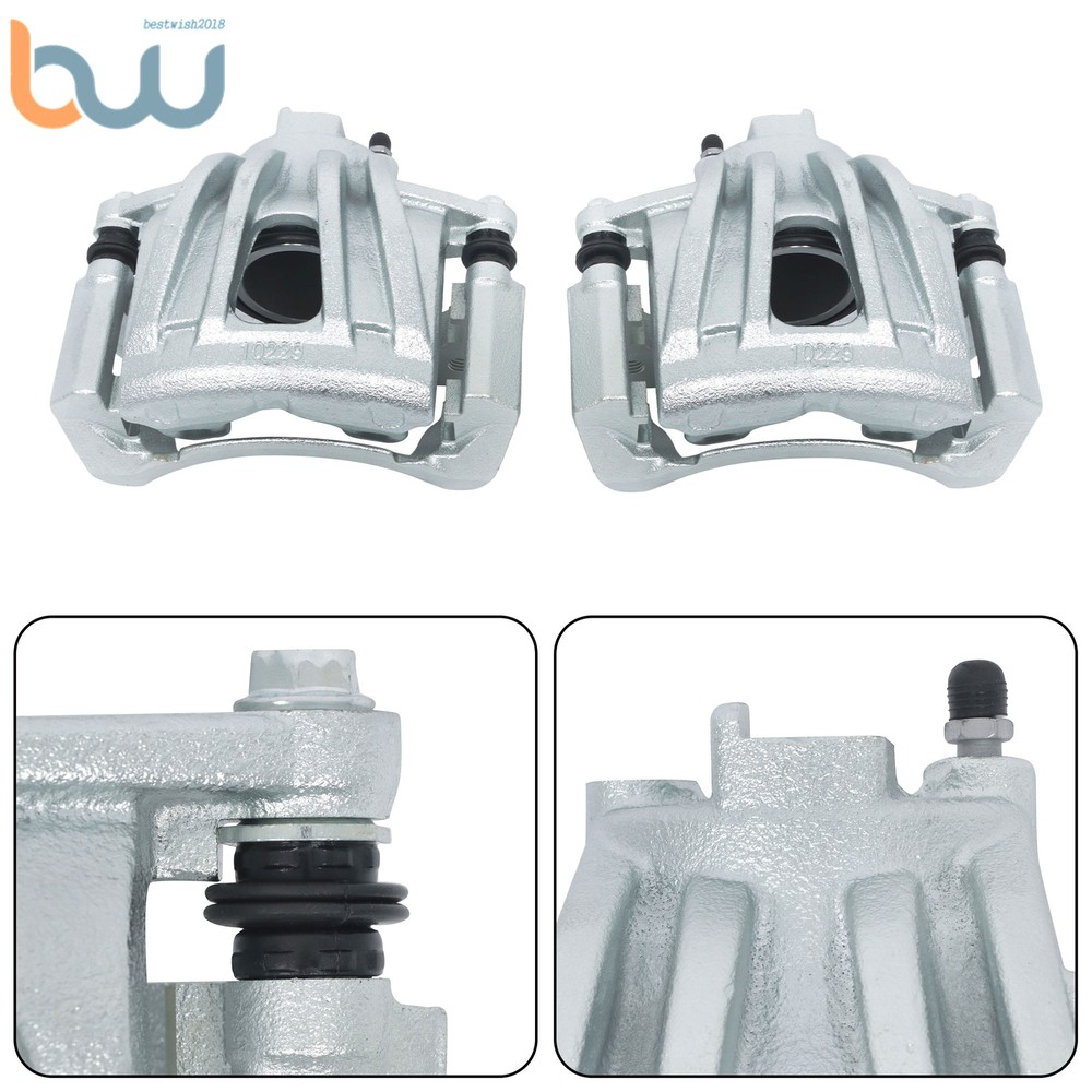 For Jeep Liberty 2002 - 2007 Front Left Right Brake Calipers w/ Bracket Assembly