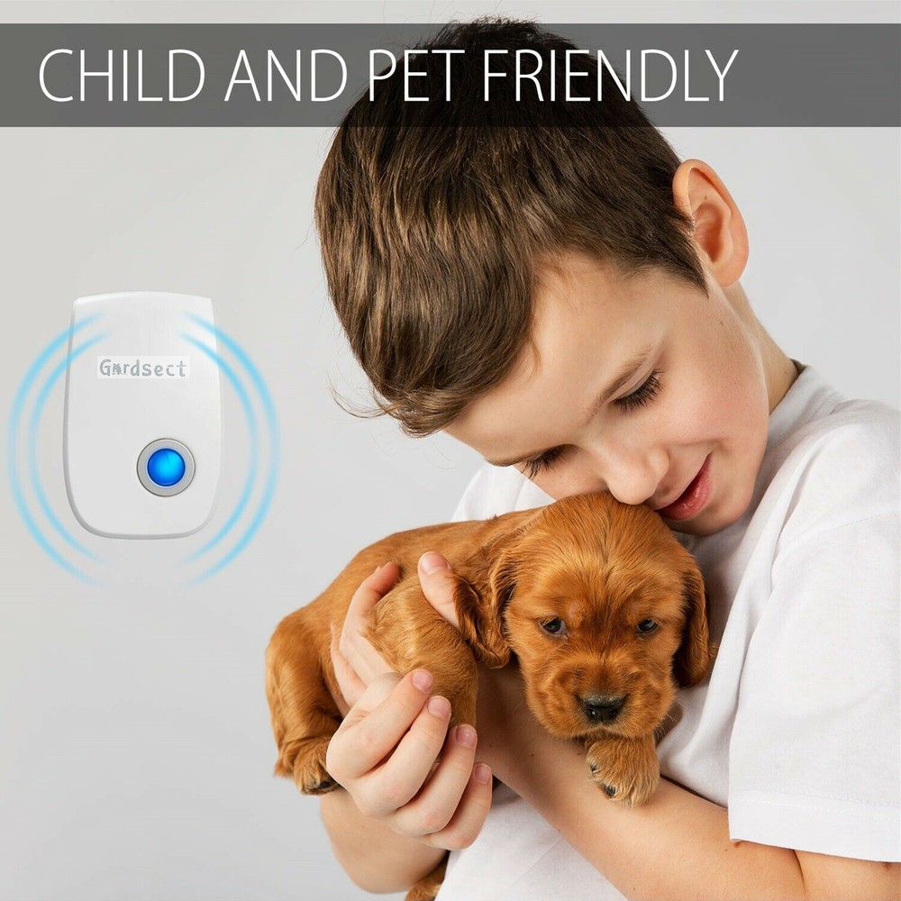 2x Ultrasonic Pest Repeller Electronic Plug In Control Repellent Reject Mice Bug