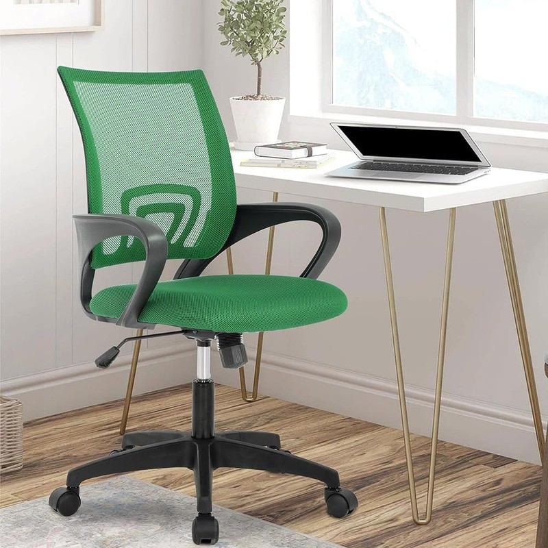 Ergonomic Mesh Office Chair W/ Lumbar Support Adjustable Armrest Rolling Swivel