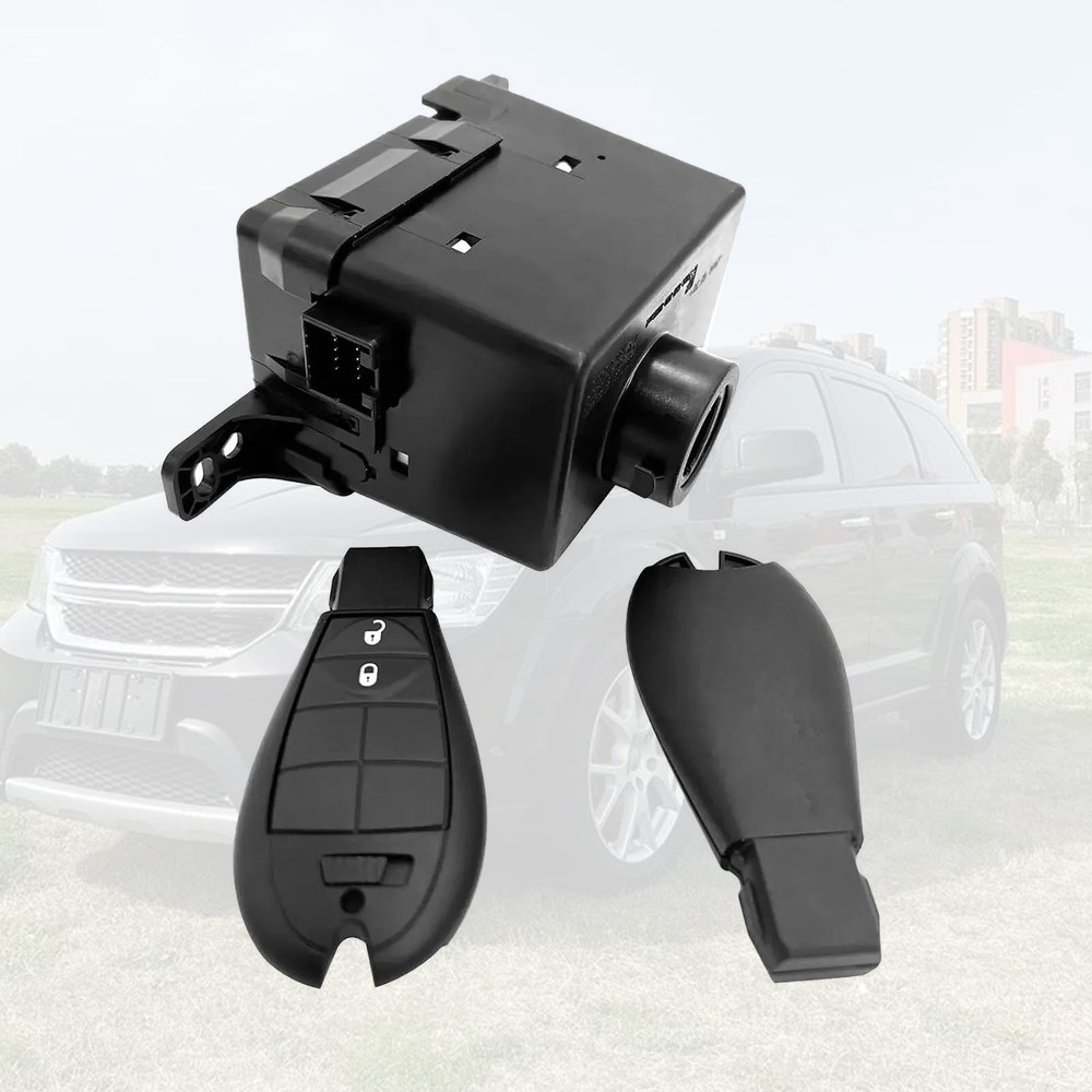 1x Ignition Switch Node Module & Keys Replacement For Dodge Grand Caravan 08-10