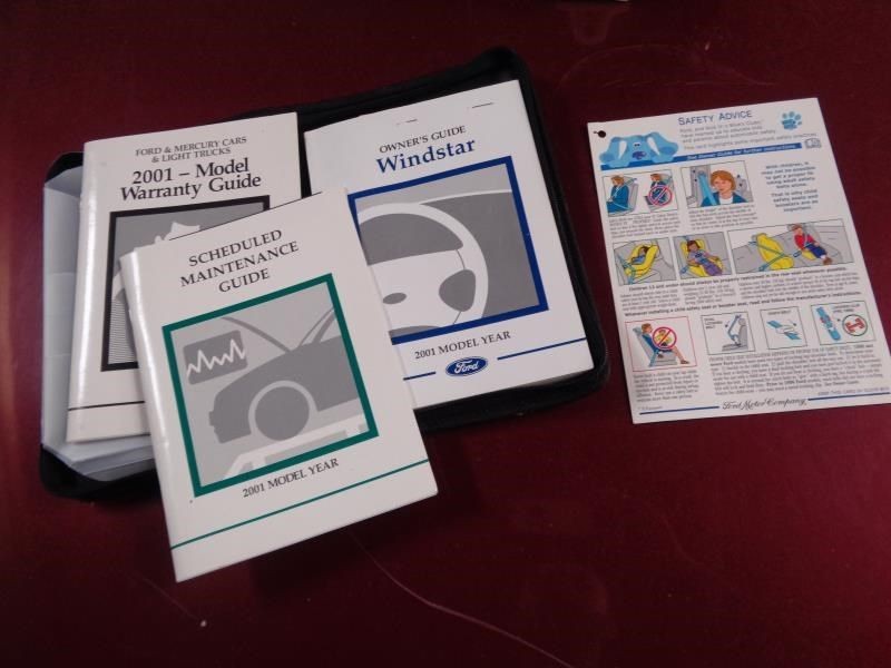 WINDSTAR 2001 Owners Manual 1168621