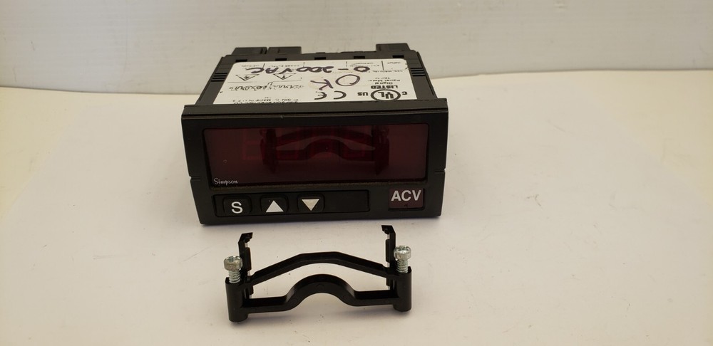 SIMPSON ELECTRIC 0-200VAC DIGITAL PANEL METER