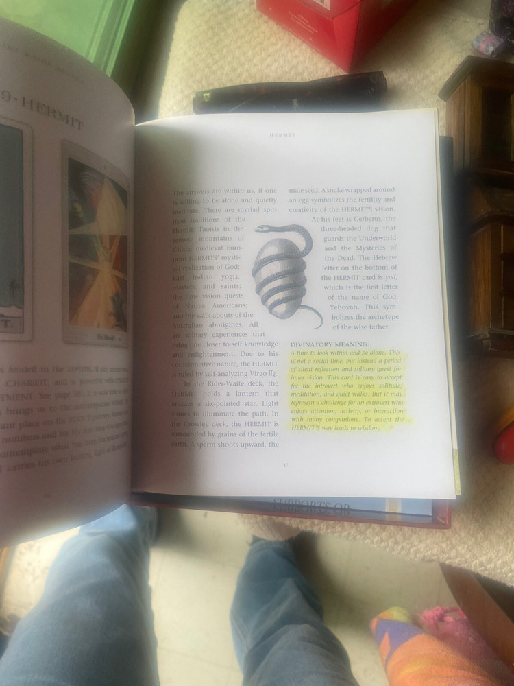 The Complete Introduction To Tarot Kit Opened