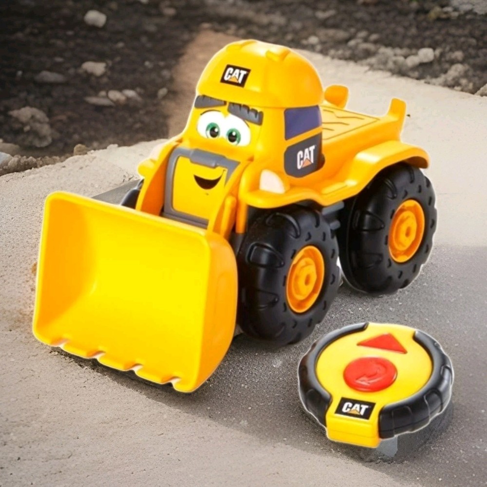 Cat Junior Crew Lil' Mighty RC Remote Control Front Loader Construction Toy