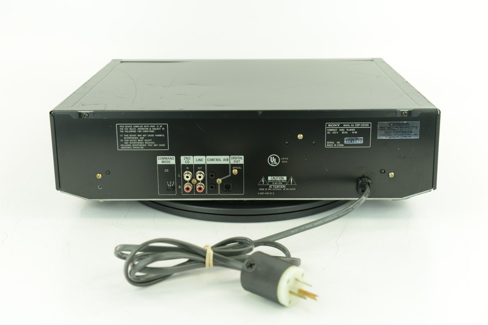 Sony CDP-CE535 5-Disc CD Changer Player Mega Storage Disc Control