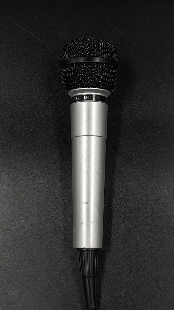 The Singing Machine Co. INC Microphone Used Working Silver