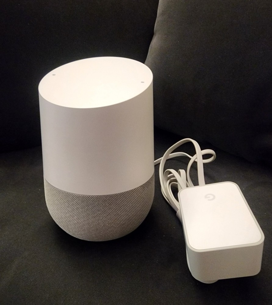 Google Home Smart Speaker with Google Assistant - White/Slate - Tested & Working