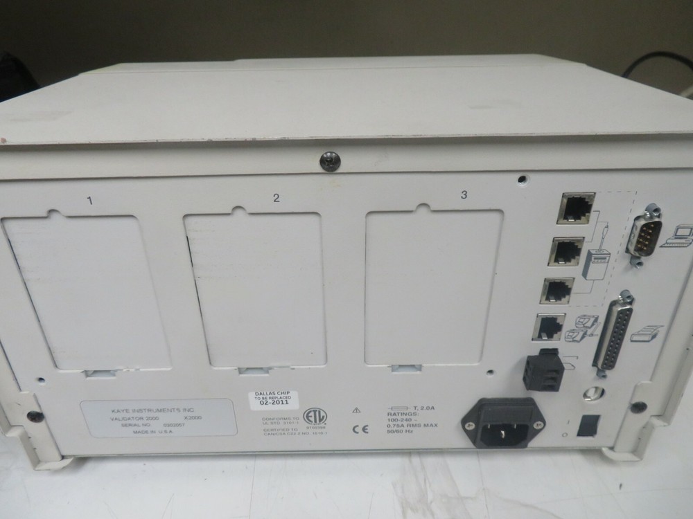 Kaye Instruments Validator Model 2000 X2000 - OV38