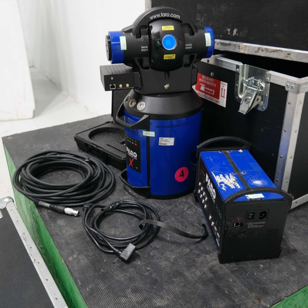 FARO Laser Tracker X V2 with Master Control Unit In Case with Accessories