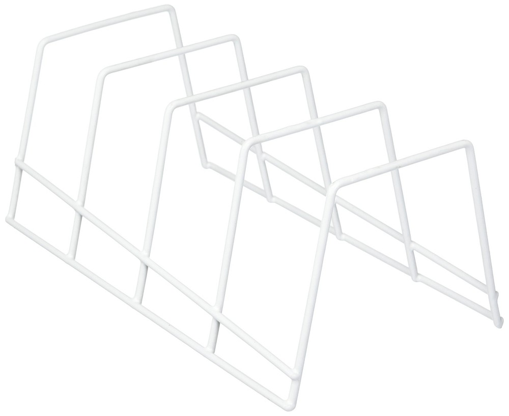 004213 White Plate Rack