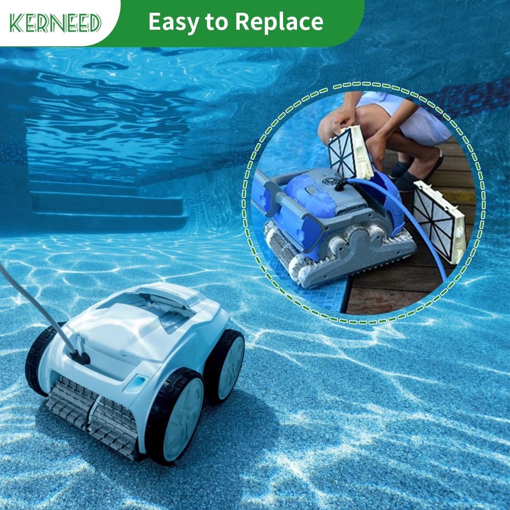 Robotic Pool Cleaner Spring Filter Cartridges Compatible with Dolphin Nautilus