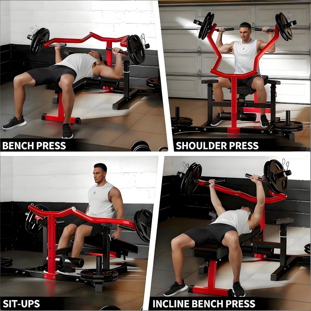 Multi-Functional Bench Press Machine for Home,Chest & Shoulder Strength Training