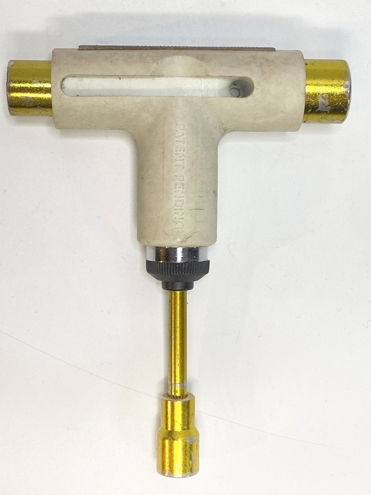 Silver Skateboard Tool Beige/Gold/ Chrome