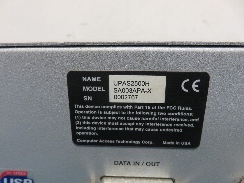 CATC 2500H Universal Protocol Analyzer System with SA003MA & SA001MG