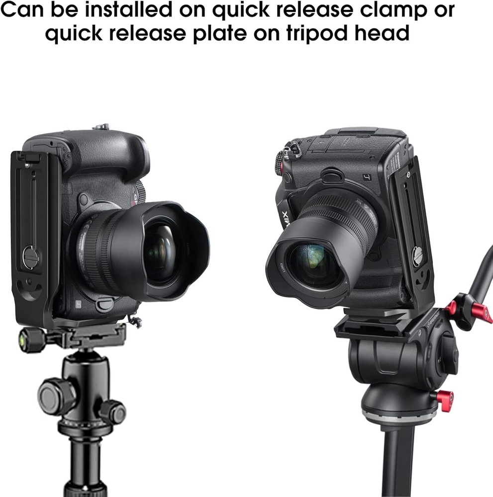 L-Bracket Quick Release Plate For Camera DSLR Camcorder Nonslip Bracket