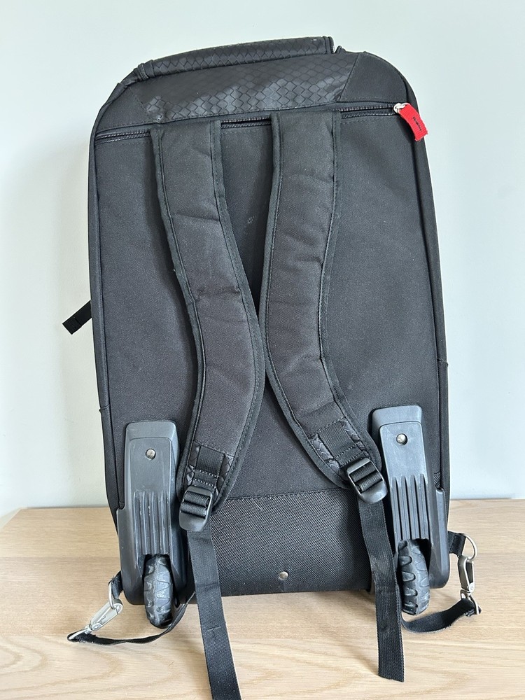 Rolling Worth Baseball Backpack Black