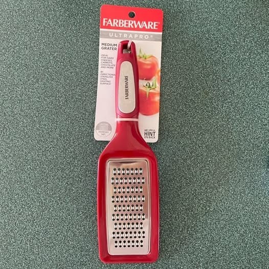 New Farberware Ultrapro Medium Grater, Red