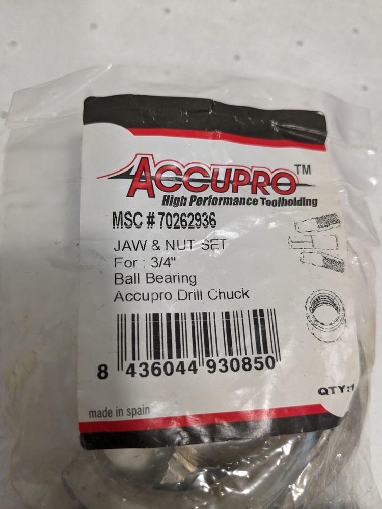 ACCUPRO Drill Chuck Jaw & Nut Unit ACB1956000000
