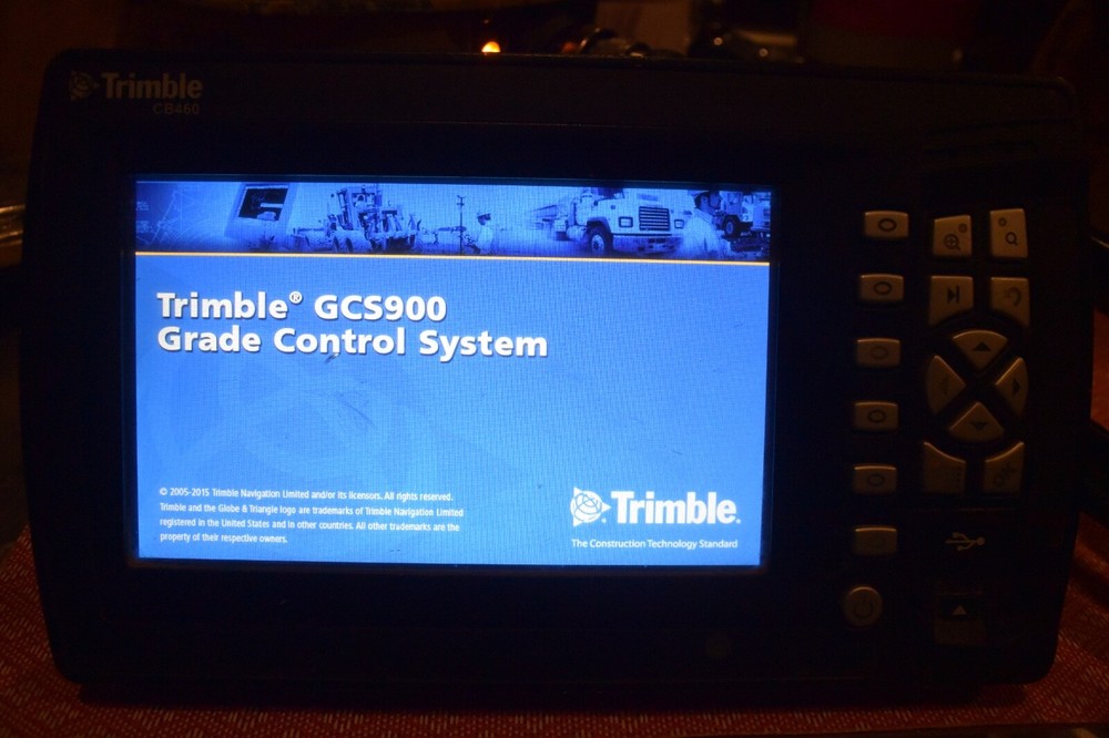 Trimble Machine Grade Control Panel Model CB460 MANY OPTIONS OPENED