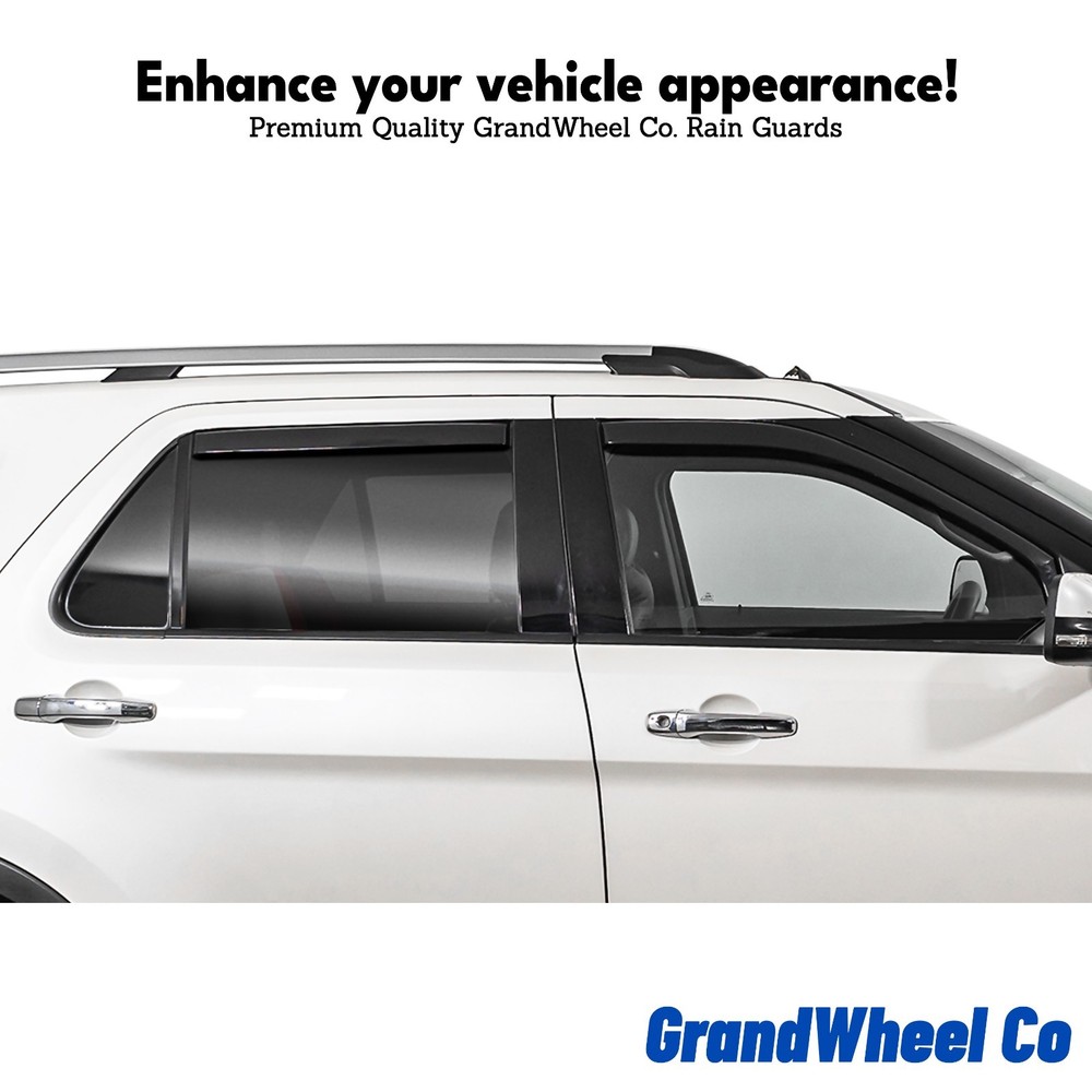 Sun Rain Visors Wind Rain Guards for 2017-2025 Chrysler Pacifica