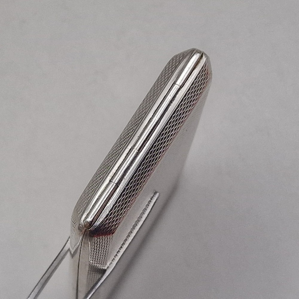 Sterling Silver Engine Turned Matchbook Case by Cohen & Charles 1936