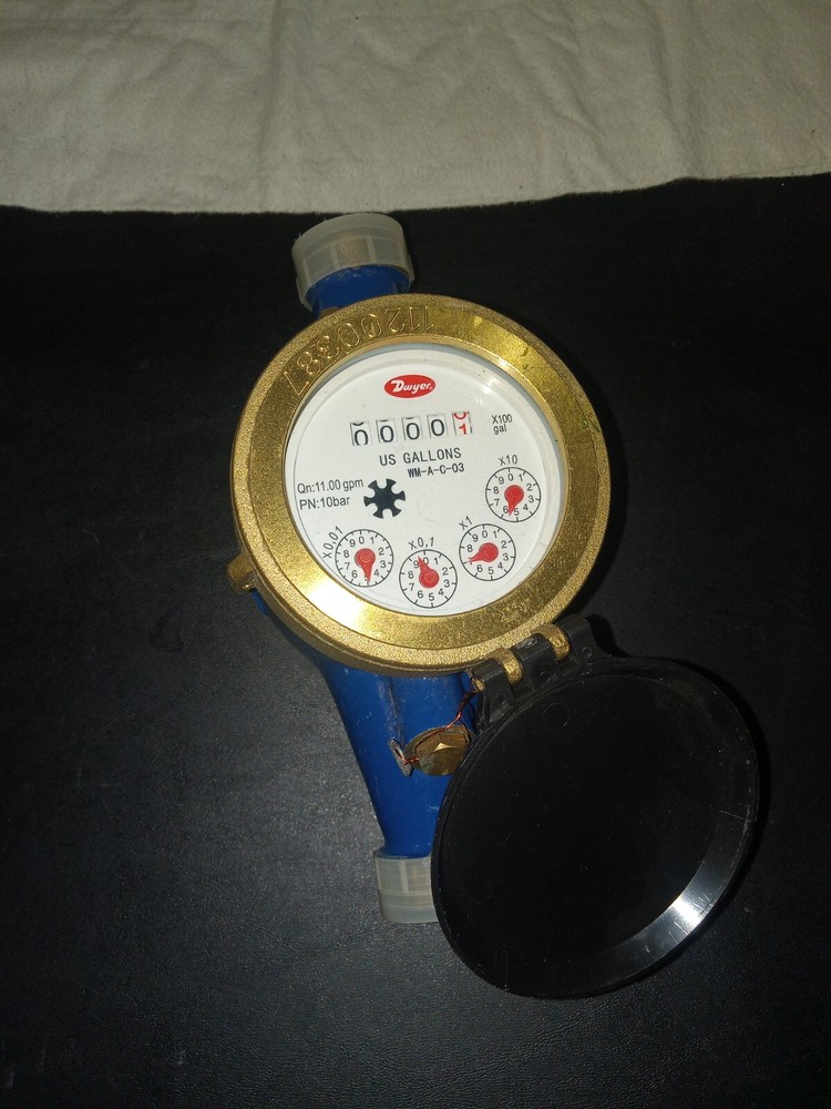 NOS Dwyer Flowmeter 11.00 Gpm PN: 10bar