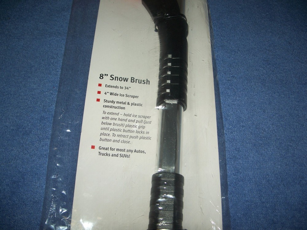 Snap On Tools Snow Brush / Ice Scraper Extends up 34" New