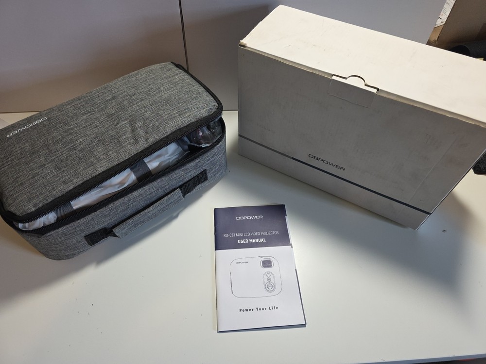 DBPOWER Portable Sized Beam Projector RD-823- NEW