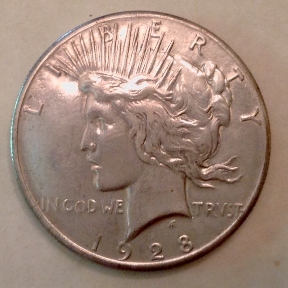 1928 Peace Silver Dollar cd