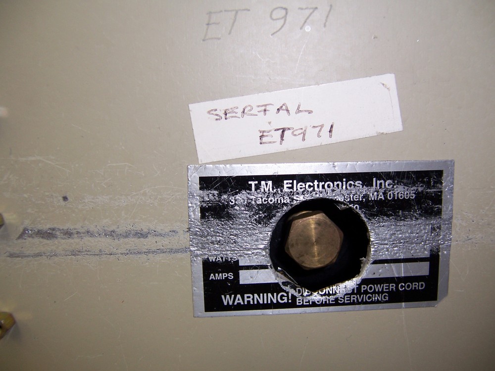 9744 TM ELECTRONICS ET-100 LEAK TESTER